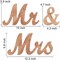 Rose Gold Mr & Mrs Sign Wooden Letters Wedding Table Decor Wedding Gift